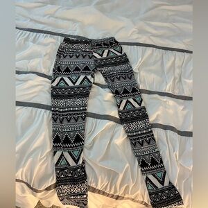 Patterned Soft Stretchy Leggings